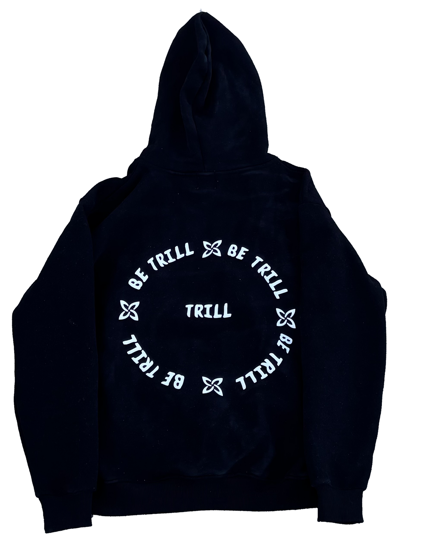 TRILL HOODE - BLACK/WHITE